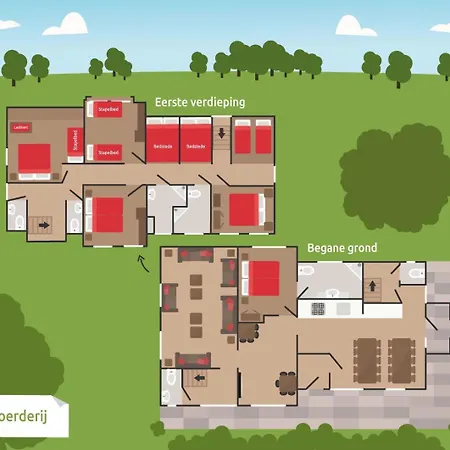 Groepsboerderij | 20 Personen Holiday home *
